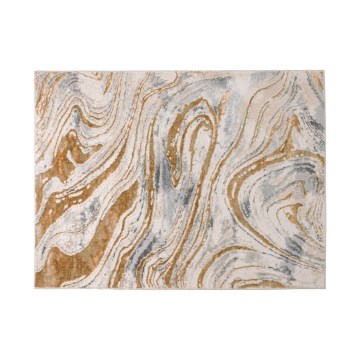 Vloerkleed STONE 160x220 cm beige/grijs