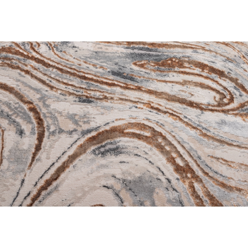 Vloerkleed STONE 160x220 cm beige/grijs