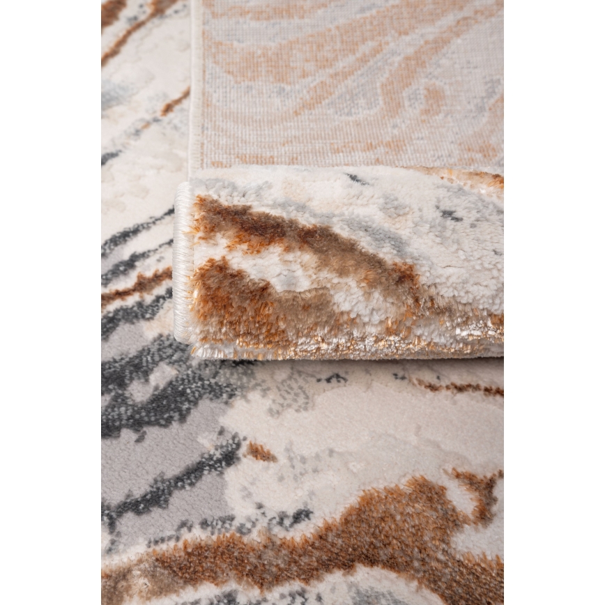Vloerkleed STONE 160x220 cm beige/grijs
