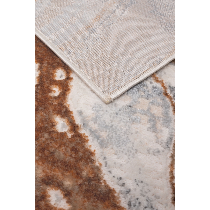 Vloerkleed STONE 160x220 cm beige/grijs