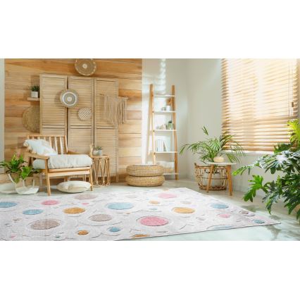 Vloerkleed voor kinderen PIAR 160x230 cm veelkleurig/stippen
