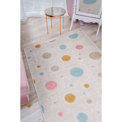 Vloerkleed voor kinderen PIAR 160x230 cm veelkleurig/stippen