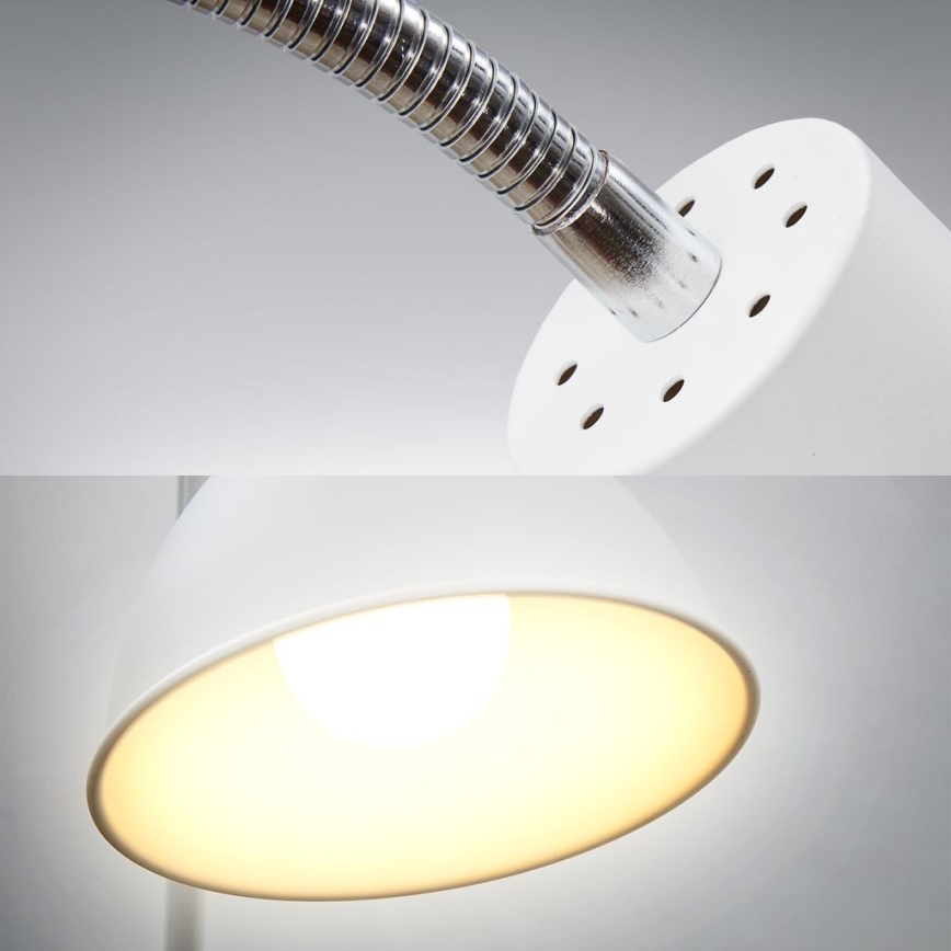 Vloerlamp 1xE27/25W/230V wit