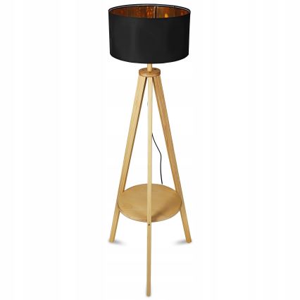 Vloerlamp 1xE27/40W/230V zwart