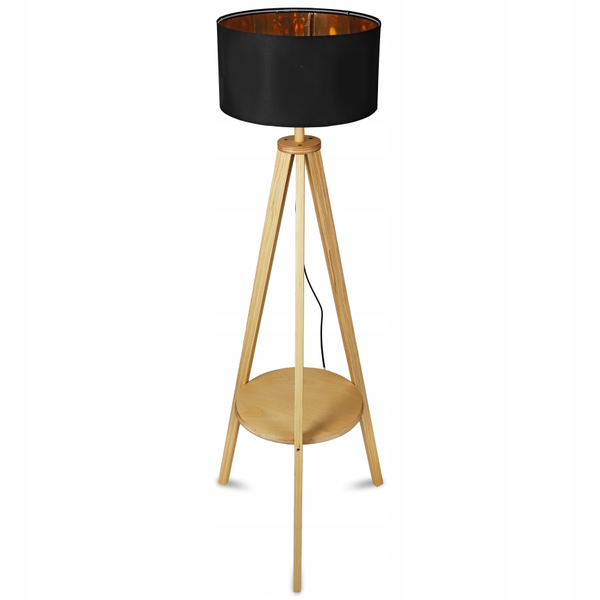 Vloerlamp 1xE27/40W/230V zwart