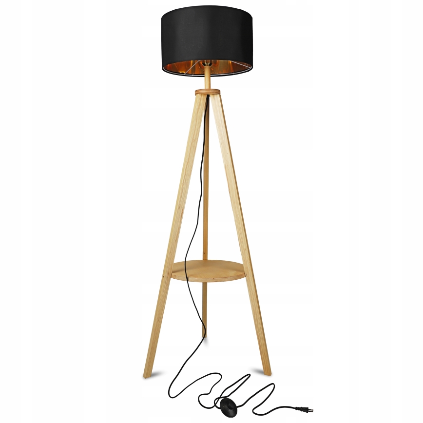 Vloerlamp 1xE27/40W/230V zwart