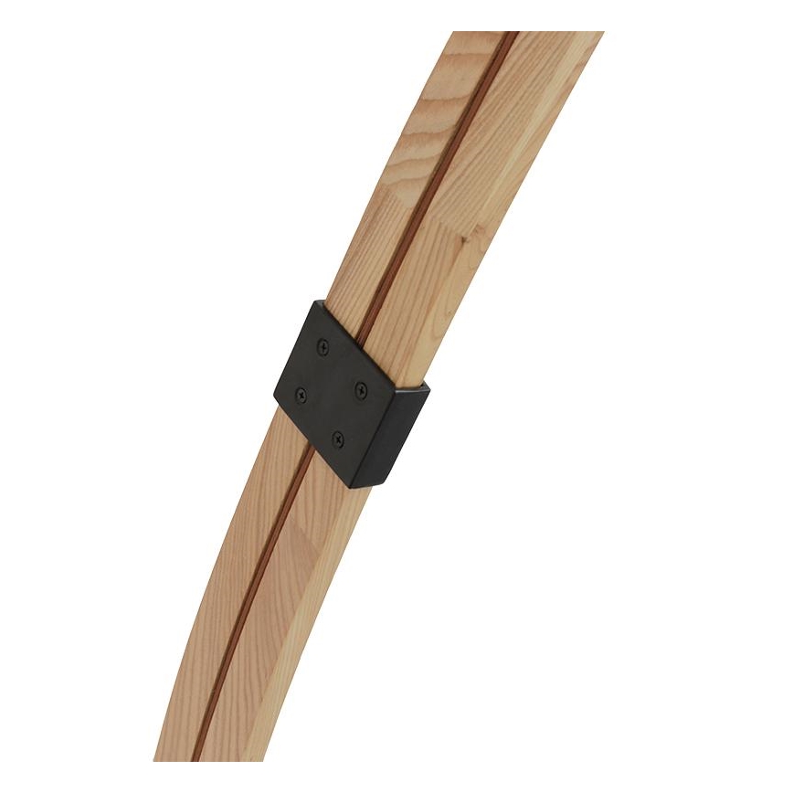 Vloerlamp 1xE27/60W/230V essenhout/zwart