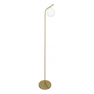 Vloerlamp 1xG9/40W/230V goud/wit