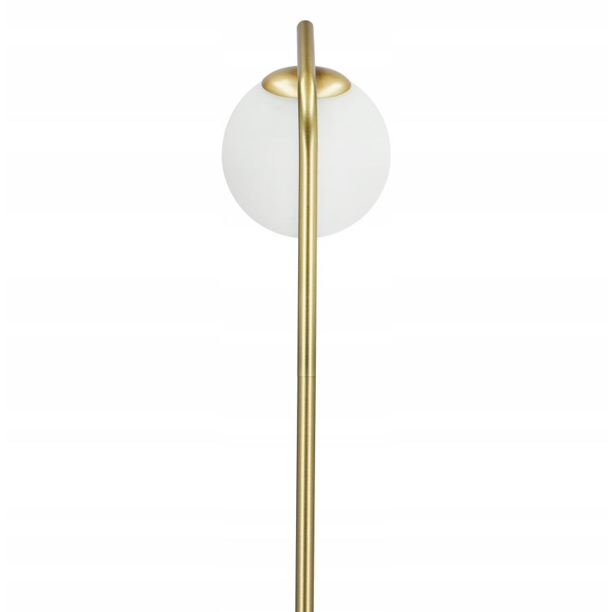 Vloerlamp 1xG9/40W/230V goud/wit