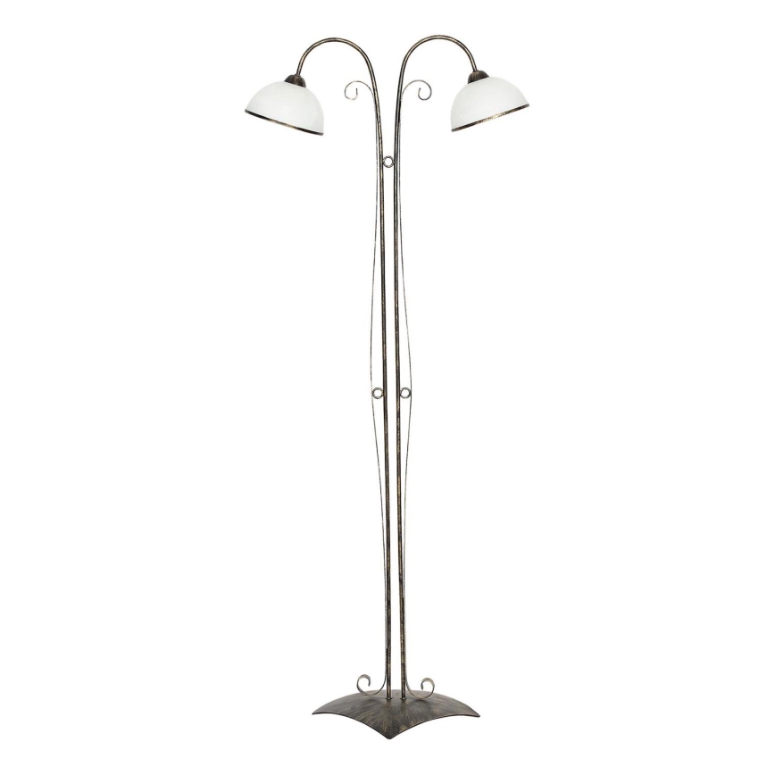 Vloerlamp ANTICA 2xE27/60W/230V