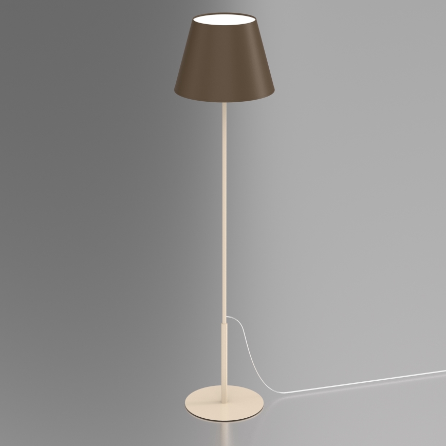 Vloerlamp ARDEN 1xE27/15W/230V beige/bruin
