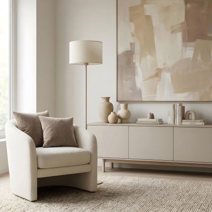 Vloerlamp ARDEN 1xE27/15W/230V beige