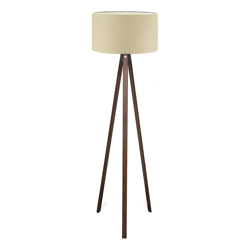 Vloerlamp AYD 1xE27/40W/230V beige/bruin