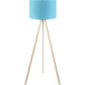 Vloerlamp AYD 1xE27/40W/230V blauw/beige
