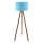 Vloerlamp AYD 1xE27/40W/230V blauw/bruin