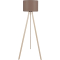 Vloerlamp AYD 1xE27/40W/230V bruin/beige