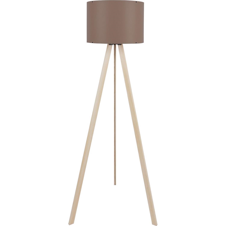 Vloerlamp AYD 1xE27/40W/230V bruin/beige