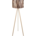 Vloerlamp AYD 1xE27/40W/230V bruin/beige