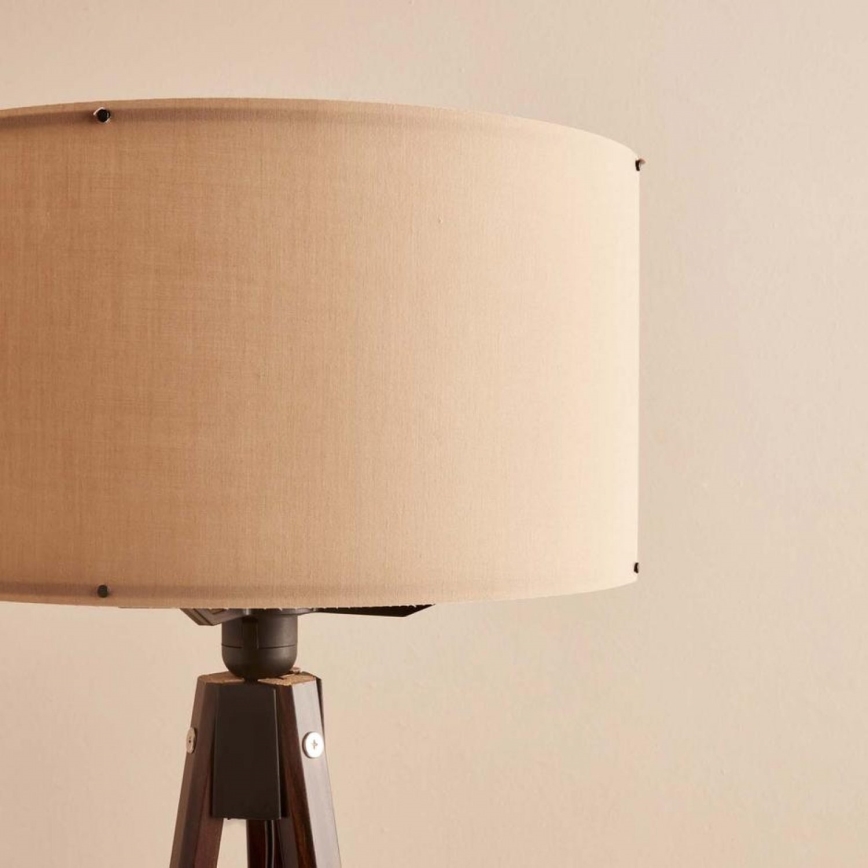 Vloerlamp AYD 1xE27/40W/230V bruin/beige
