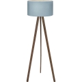 Vloerlamp AYD 1xE27/40W/230V bruin/blauw