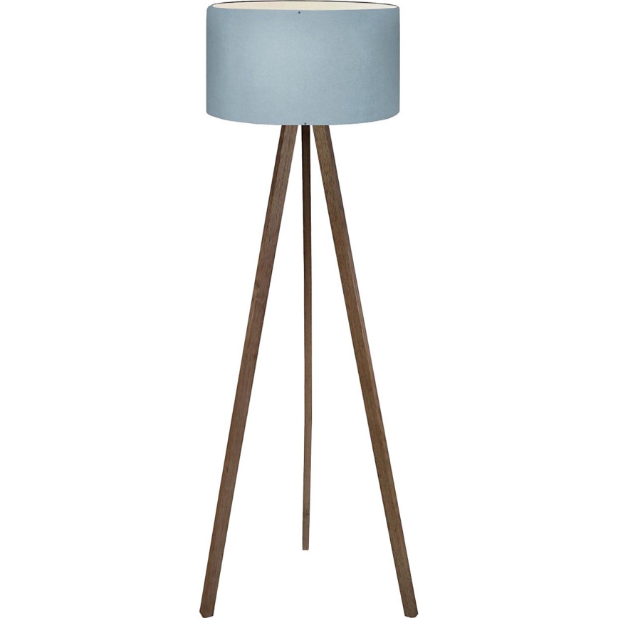 Vloerlamp AYD 1xE27/40W/230V bruin/blauw
