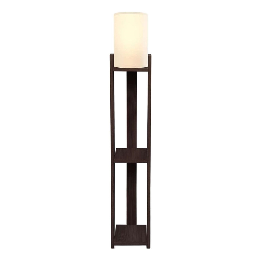 Vloerlamp AYD 1xE27/40W/230V bruin/crème