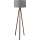 Vloerlamp AYD 1xE27/40W/230V bruin/grijs