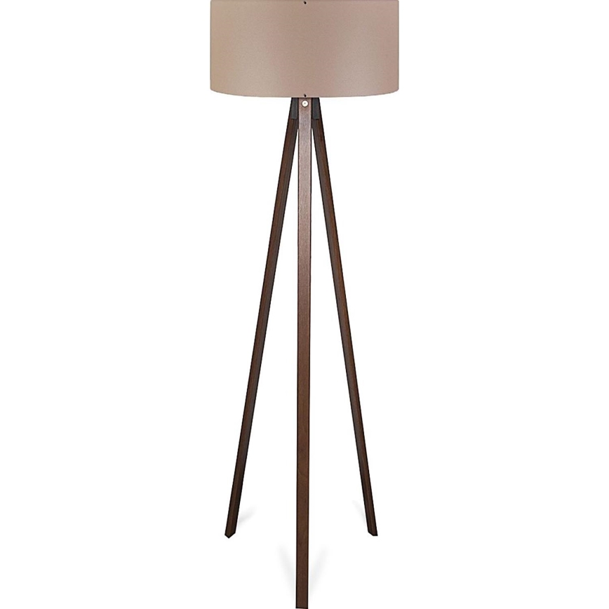 Vloerlamp AYD 1xE27/40W/230V bruin