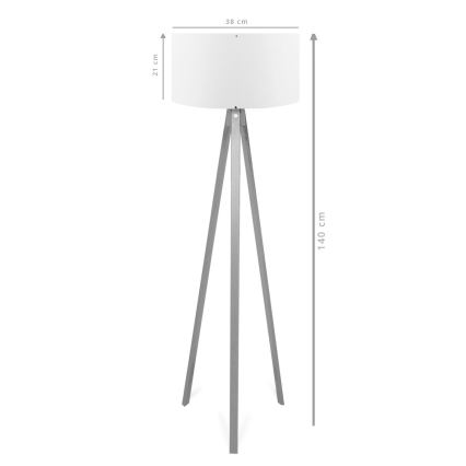 Vloerlamp AYD 1xE27/40W/230V bruin