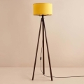 Vloerlamp AYD 1xE27/40W/230V bruin/oranje