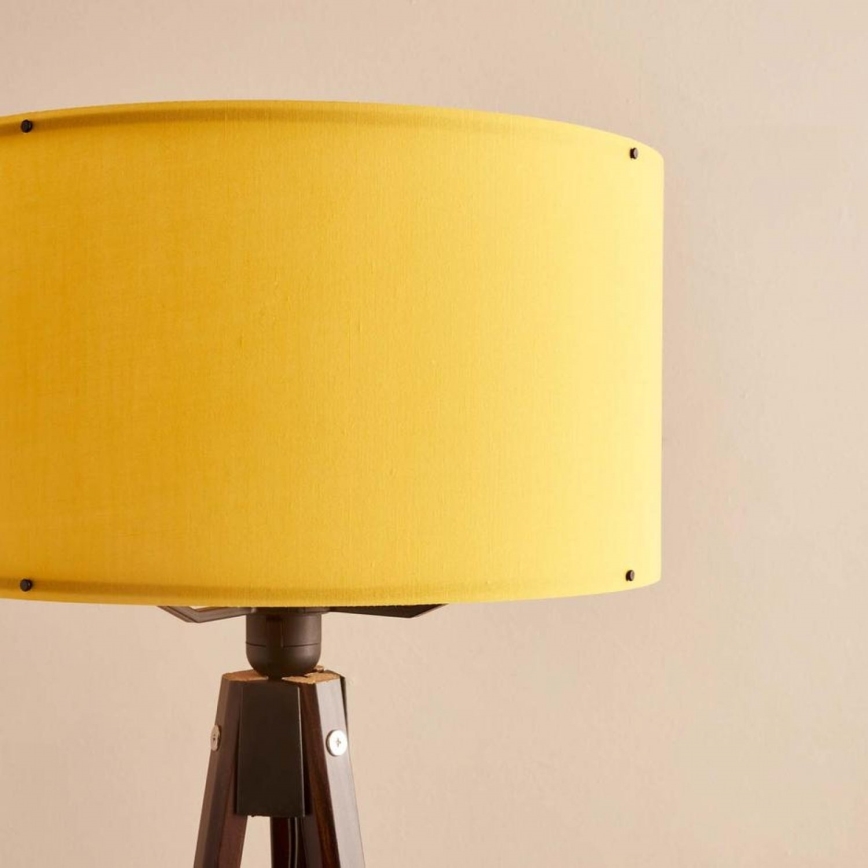 Vloerlamp AYD 1xE27/40W/230V bruin/oranje