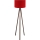 Vloerlamp AYD 1xE27/40W/230V bruin/rood