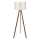 Vloerlamp AYD 1xE27/40W/230V wit/bruin