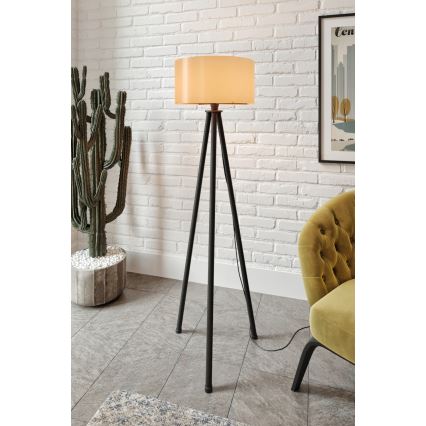 Vloerlamp AYD 1xE27/40W/230V zwart/bruin