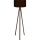 Vloerlamp AYD 1xE27/40W/230V zwart/bruin