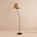 Vloerlamp AYD 1xE27/40W/230V zwart/bruin