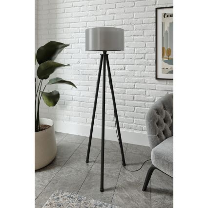 Vloerlamp AYD 1xE27/40W/230V zwart/grijs