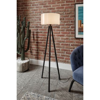 Vloerlamp AYD 1xE27/40W/230V zwart/wit
