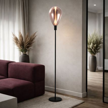 Vloerlamp DENSO 1xG9/5W/230V koper/zwart