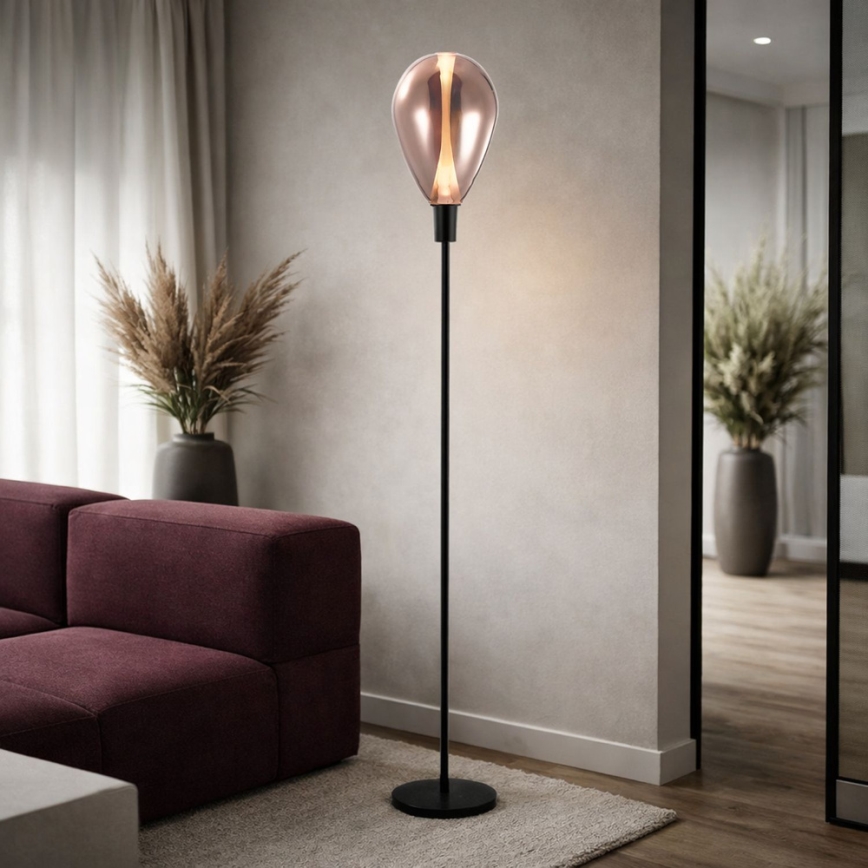 Vloerlamp DENSO 1xG9/5W/230V koper/zwart