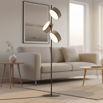 Vloerlamp DRUMZ 3xE14/10W/230V grijs