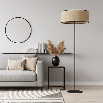 Vloerlamp ECO 1xE27/15W/230V beige/rotan