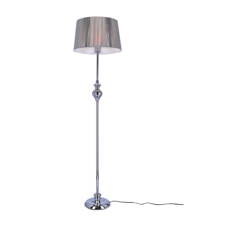 Vloerlamp GILLENIA 1xE27/60W/230V zilver