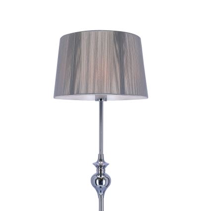 Vloerlamp GILLENIA 1xE27/60W/230V zilver