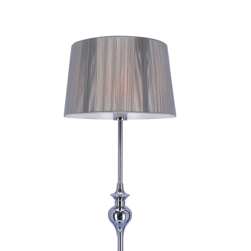 Vloerlamp GILLENIA 1xE27/60W/230V zilver