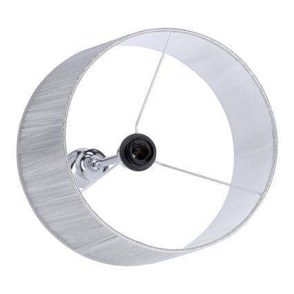 Vloerlamp GILLENIA 1xE27/60W/230V zilver
