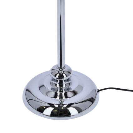 Vloerlamp GILLENIA 1xE27/60W/230V zilver