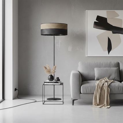 Vloerlamp KARBON 1xE27/15W/230V zwart/bruin