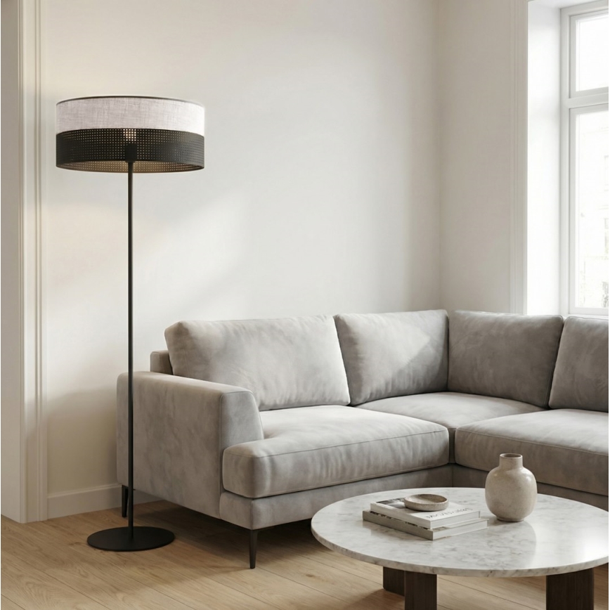 Vloerlamp KARBON 1xE27/15W/230V zwart/grijs
