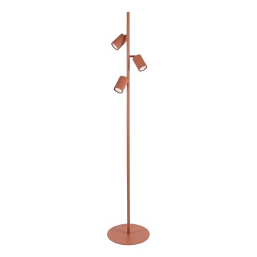 Vloerlamp KARBON 3xGU10/10W/230V oranje